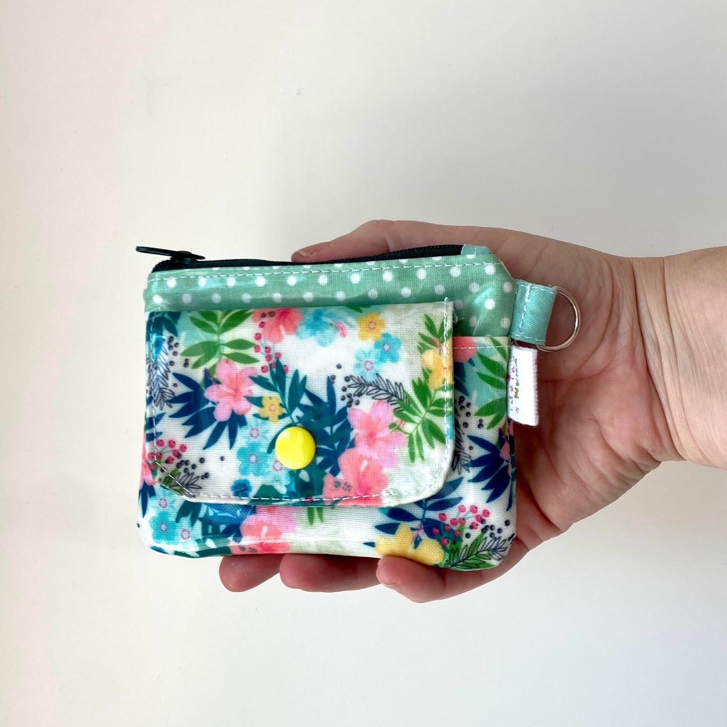 porta moedas e cartões tropical