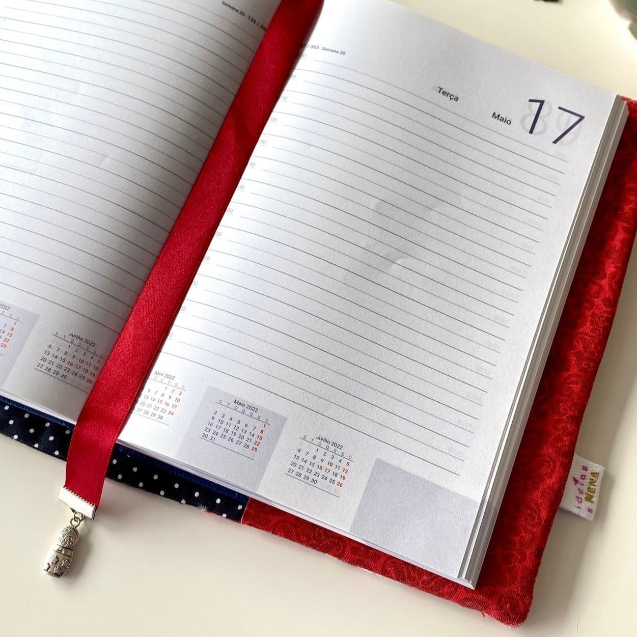 capa de agenda ou livro A5